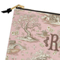 Load image into Gallery viewer, Custom Mahjong Card Zip Accessory Bag, Pouch, Game, Chinoiserie, Card Holder, Monogram, Personalized, Letter, Initial, Dice, Toile, Gift
