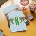 Load image into Gallery viewer, Personalized Dog Kindle Case, Paperwhite 7”, Colorsoft Signature 2024, Custom Cover, Handle, Initials, Leopard Cheetah, Stripes, Pink Green
