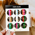 Load image into Gallery viewer, Personalized Kindle Case, Paperwhite 7”, Colorsoft Signature 2024, Custom Cover, Monogram, Handle, Initials, Modern Tortoise Animal, Stripe
