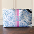 Load image into Gallery viewer, Custom Tote Bag, Large Travel Bag,Overnight, Monogram, Personalized, Letter, Initial, Preppy, Love Fancy Roses, Flowers, Stripes, Plaid
