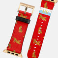 Load image into Gallery viewer, Personalized Apple Watch Band, Custom Strap, Smart Watch, 38, 40, 41, 42, 44, 45, 49, 3 4 5 6 7 8 9 10 SE, Initials, Zebra Stripe
