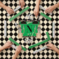 Load image into Gallery viewer, Custom Mahjong Tablecloth, Card Game Table Cover, Monogram, Personalized, Letter, Initial, Preppy, Cheetah, Leopards,Umbrella, Black Checker
