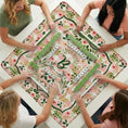 Load image into Gallery viewer, Custom Mahjong Mat, Personalized, Monogrammed, Cottage Core, Grandma Coastal, Preppy, Floral, Fairy Tale, Whimsy, Flowers, Checkers
