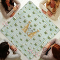Load image into Gallery viewer, Custom Mahjong Mat, Personalized, Monogram, Letter, Initial, Preppy Leopard Cheetahs, Grand Millennial, Cottage Core
