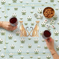 Load image into Gallery viewer, Custom Mahjong Tablecloth, Card Game Table Cover, Monogram, Personalized, Pastel Cottage Core, Leopard Cheetah, Preppy, Grand Millennial
