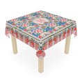 Load image into Gallery viewer, Custom Mahjong Tablecloth, Card Game Table Cover, Monogram, Personalized, Initial, Preppy, Flowers, Cottage, Blue, Red, Orange, Peach, Pink
