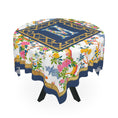 Load image into Gallery viewer, Custom Mahjong Tablecloth, Card Game Table Cover, Monogram, Personalized, Letter, Initial, Preppy, Chinoiserie, Ginger Jars, Pagoda, Bamboo

