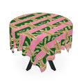 Load image into Gallery viewer, Custom Mahjong Tablecloth, Card Game Table Cover, Monogram, Personalized, Letters, Initial, Leopard Cheetah Oriental Rug Design
