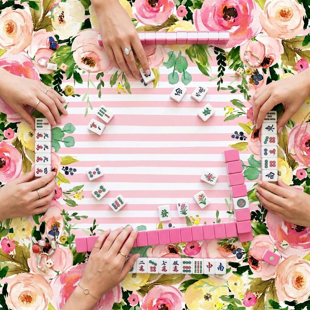 Custom Mahjong Mat, Charlotte