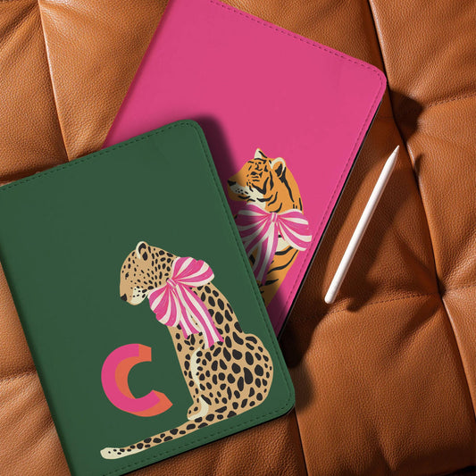 Personalized Ipad Case, Pro, Air, 11, 12.9, Custom Cover, Monogram, Folio, Stand, Initial, Preppy, Leopard, Tiger, Bows