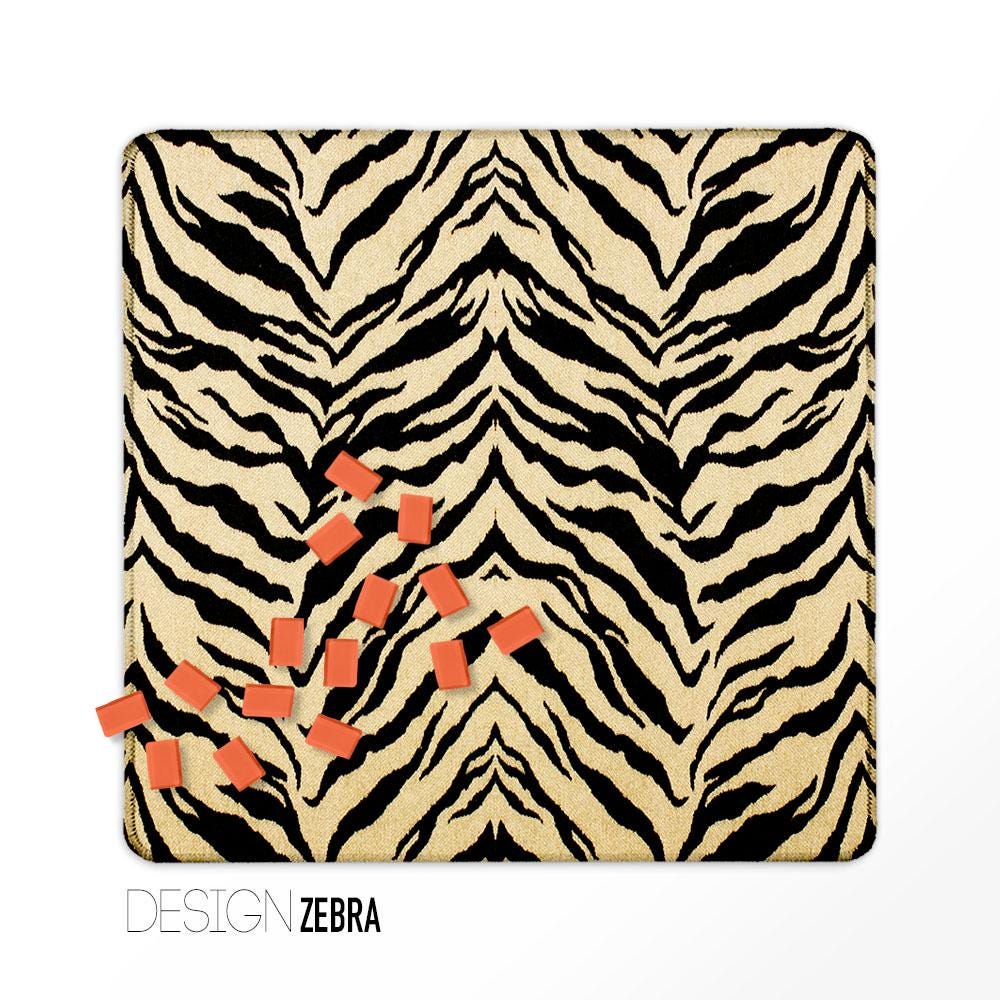 Custom Mahjong Mat, Neoprene, Animal Print, Leopard, Cheetah, Zebra, Tiger, Tortoise, Deer, Antelope