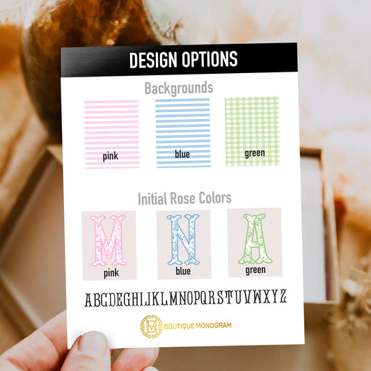 Personalized Kindle Case, 6", 6.8", 7" Paperwhite Colorsoft Signature, Custom Initials, Monogram, Pastel Grand Millennial, Floral, Stripe