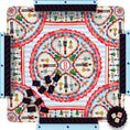 Load image into Gallery viewer, Custom Mahjong Mat, 31.5", Neoprene, Personalized, Monogrammed, Initial, Winter, Holiday, Christmas, Nutcracker, Ballerina, Preppy
