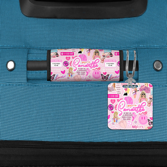 Taylor Swift Inspired Eras Tour Luggage Tag and Wrap Set