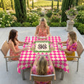 Load image into Gallery viewer, Custom Printed Tablecloth  Tablecloth- Boutique Monogram
