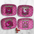 Load image into Gallery viewer, College Serving Platter, Pink Fan Collection
