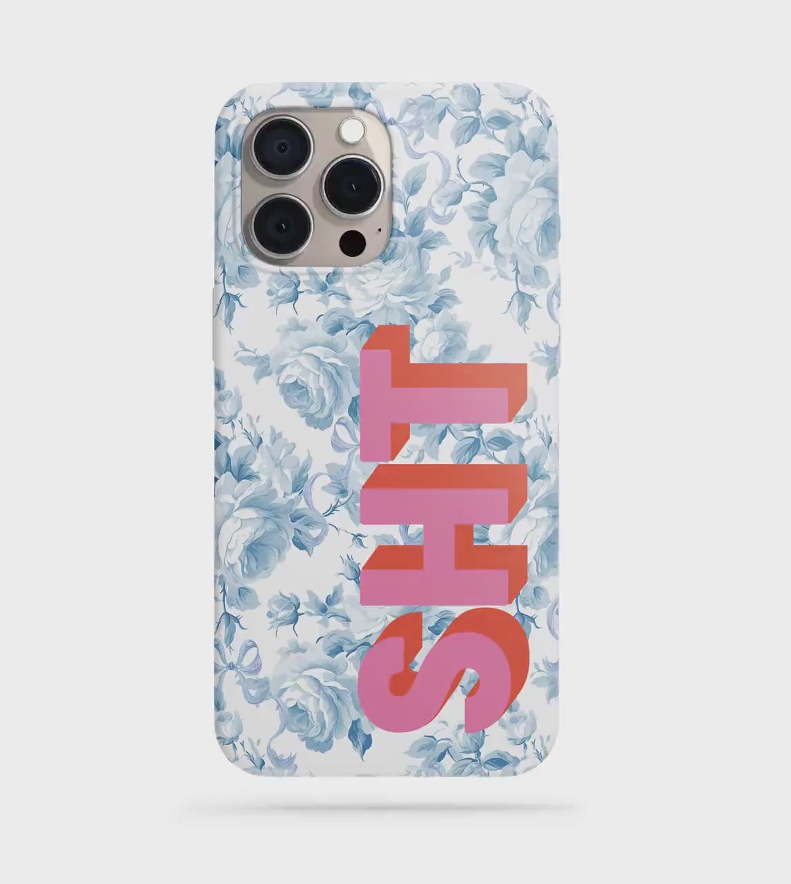 Personalized Shadow Initial Phone Case