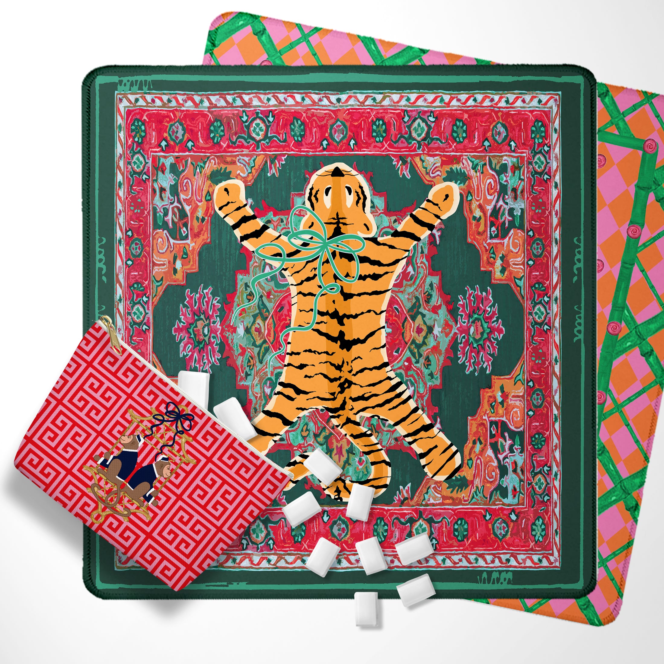 Travel Mahjong Mat, Non-Neoprene, Wholesale