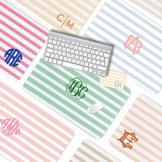 Desk Pad Mats, monogram collection  Desk Pads- Boutique Monogram