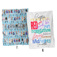 Load image into Gallery viewer, Personalized Taylor Swift Eras Tour Plush and Furry Sherpa Personalized Blankets
