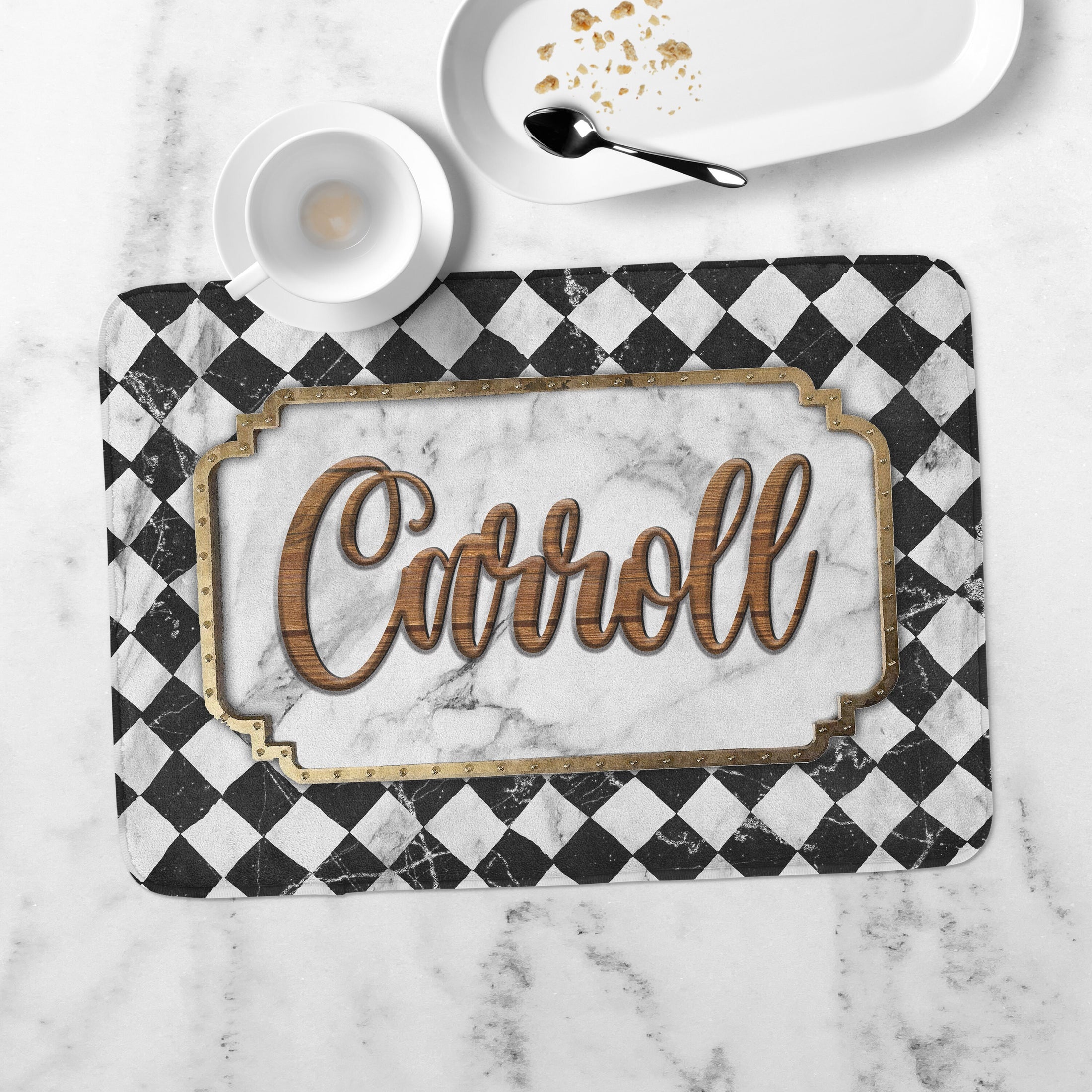 Custom Dish Mat