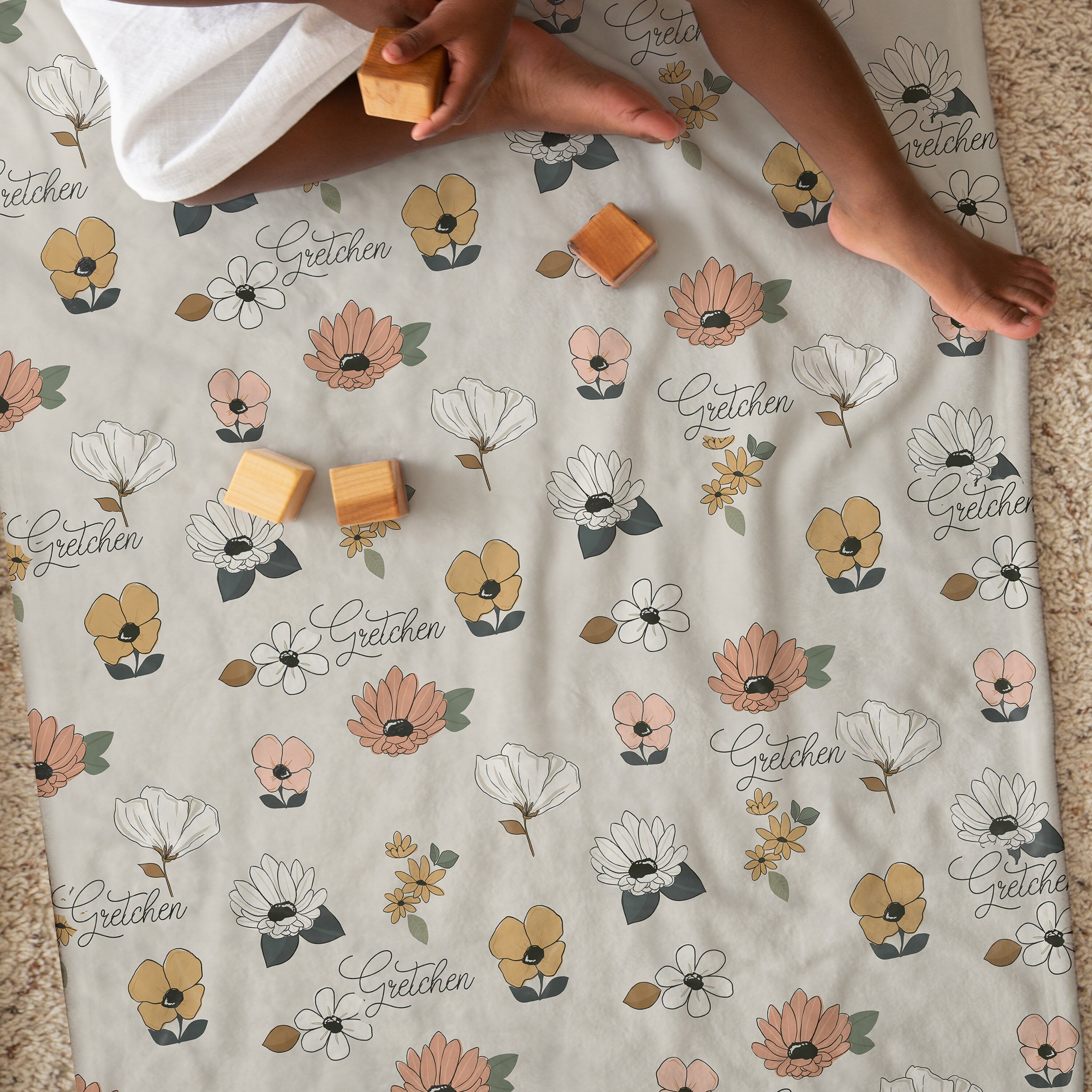 Baby Blanket BOUTIQUE MONOGRAM