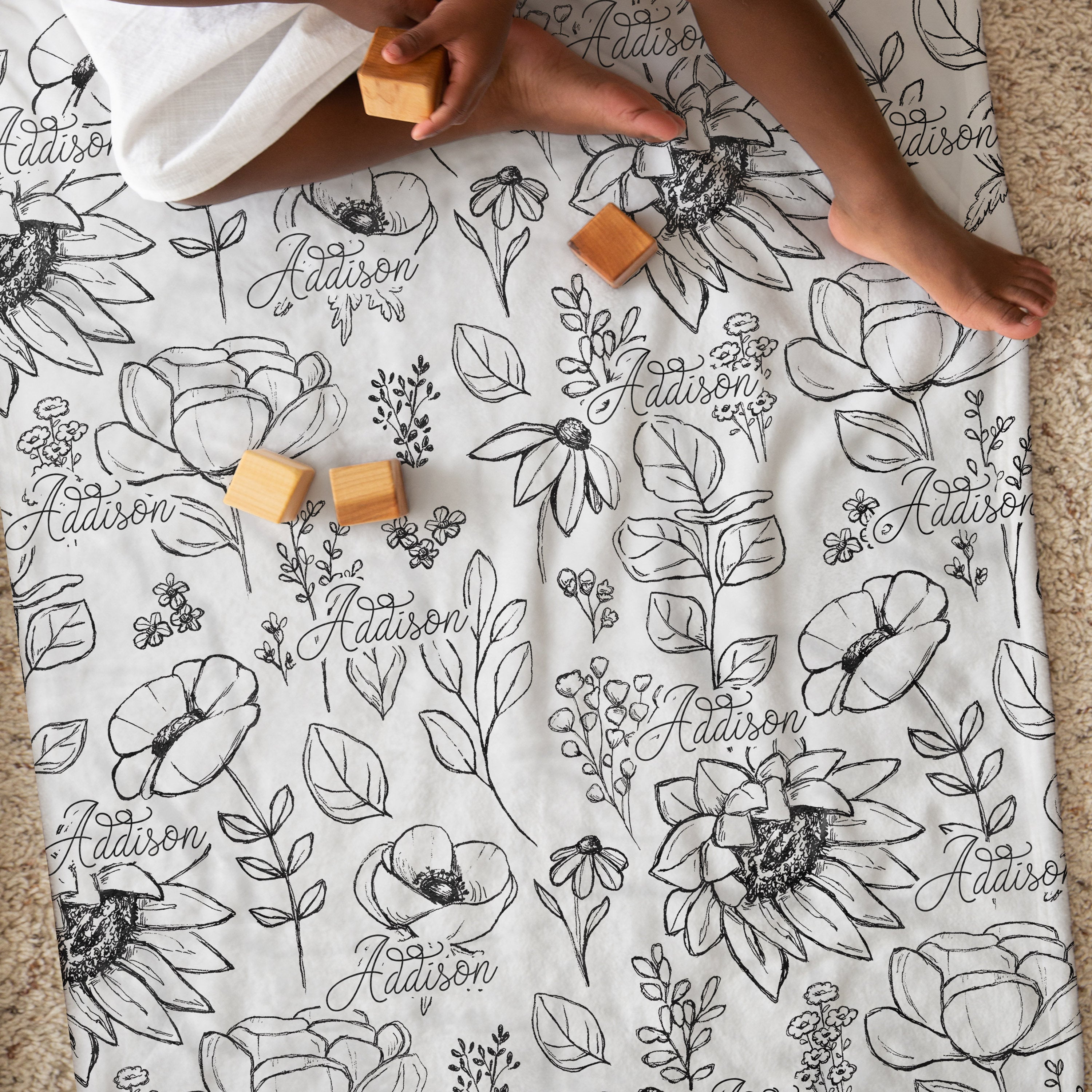 Baby Blanket BOUTIQUE MONOGRAM