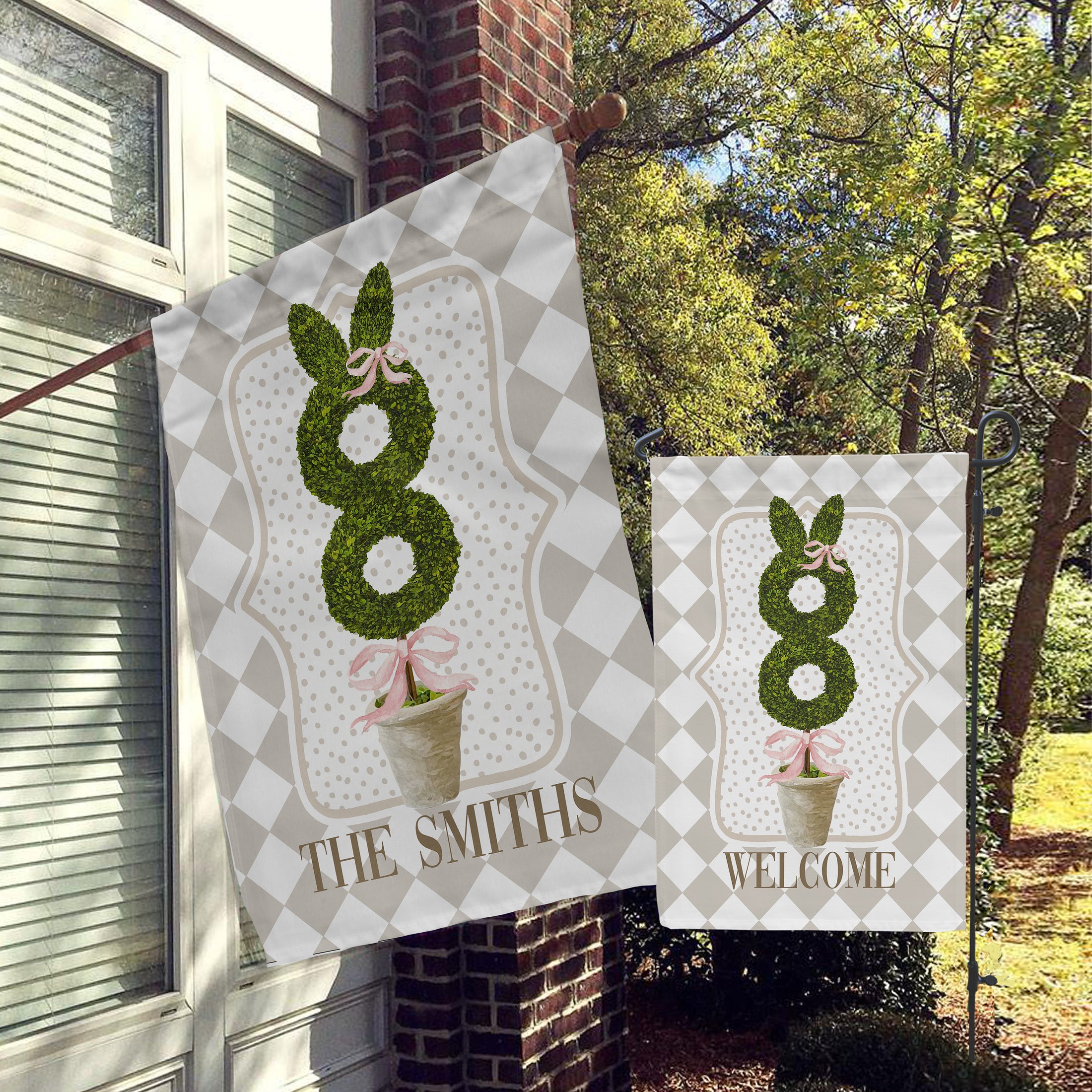 Easter Personalized Flag