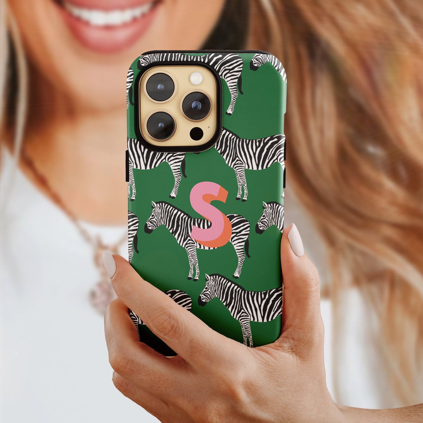 Personalized Animal Initial Phone Case